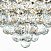 Хрустальная потолочная люстра Maytoni Gala DIA783-CL46-6-G